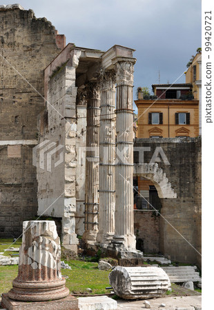 Imperial forum of Emperor Augustus. Rome, Italy 99420721