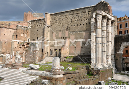 Imperial forum of Emperor Augustus. Rome, Italy Imperial forum of Emperor Augustus. Rome, Italy 99420723