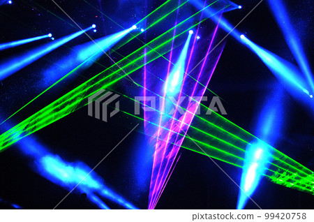 Laser show at a live concert 99420758