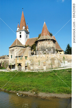 Lutheran saxon church in Transylvania Lutheran saxon church in Transylvania 99420969