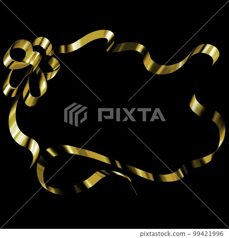 Ribbon frame illustration, satin ribbon frame, illustration material with copy space, ribbon picture frame material Ribbon frame illustration, satin ribbon frame, illustration material with copy space, ribbon picture frame material 99421996