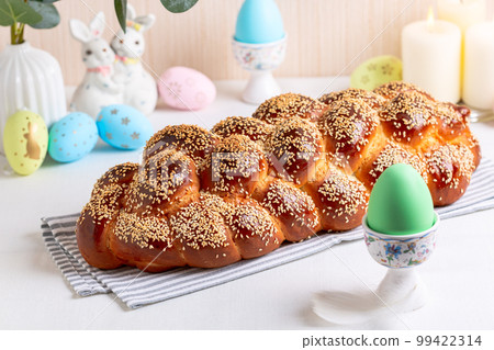 Fresh challah bread. Fresh challah bread. 99422314