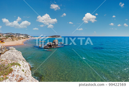 Sea beach near Rocca di San Nicola, Agrigento, Sicily, Italy 99422569