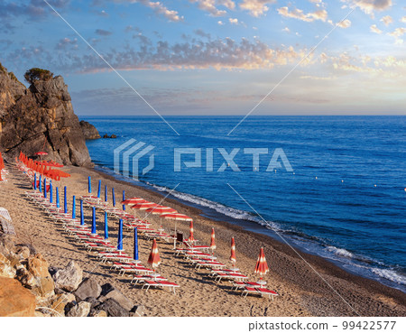 Tyrrhenian sea beach, Campania, Italy Tyrrhenian sea beach, Campania, Italy 99422577