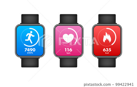 Activity and fitness tracker app. App for morning jogging or fitness. Walk steps. 99422941