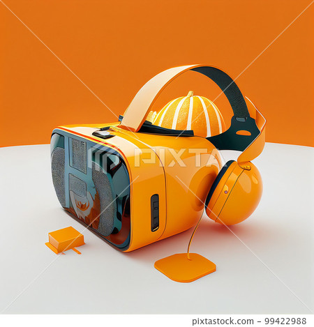 virtual reality headset, 3D render style, futuristic, AI generated virtual reality headset, 3D render style, futuristic, AI generated 99422988