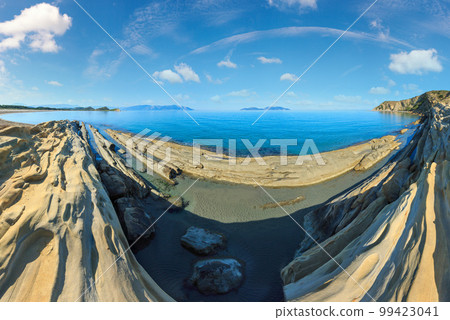 Morning sea coast, Albania. 99423041