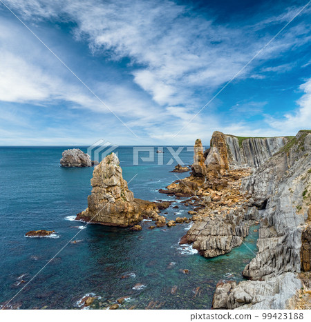 Arnia Beach coastline landscape. 99423188