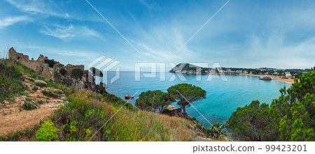 Summer La Fosca beach, Palamos, Spain. Summer La Fosca beach, Palamos, Spain. 99423201