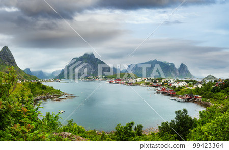 Summer village Reine (Lofoten, Norway). 99423364