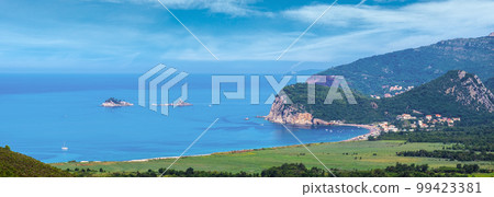 Summer Buljarica Beach, Adriatic Sea, Montenegro 99423381