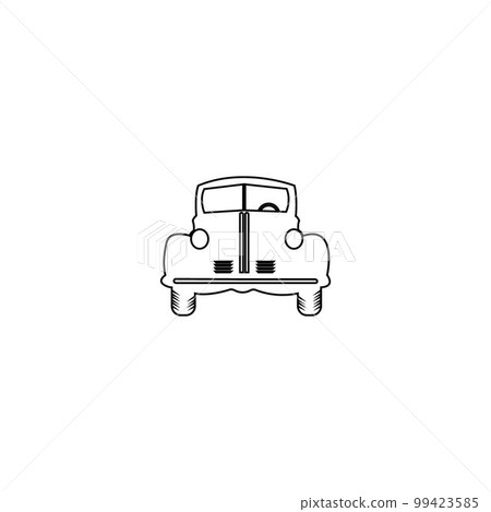vintage car icon. vintage car icon. 99423585