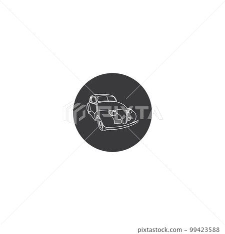 vintage car icon. vintage car icon. 99423588