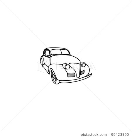 vintage car icon. vintage car icon. 99423590