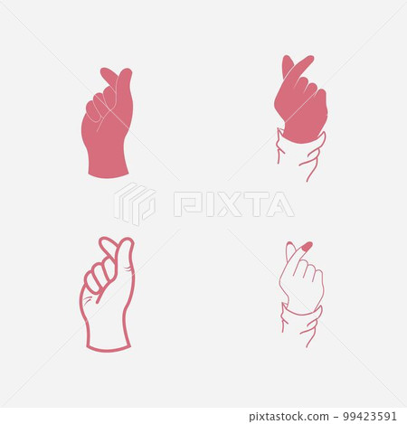 Mini love icon. 99423591