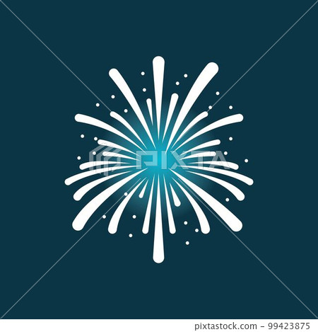 Fireworks icon. 99423875
