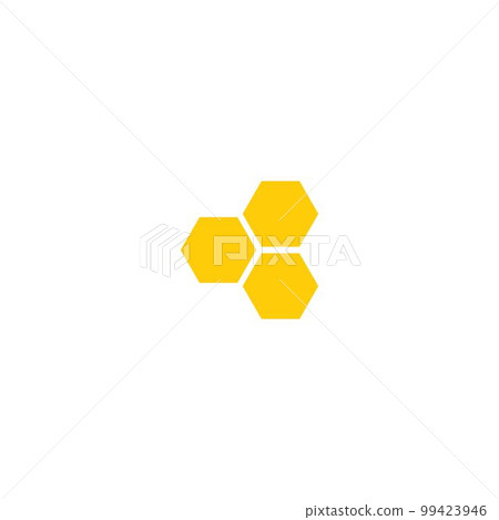 honey comb icon. 99423946