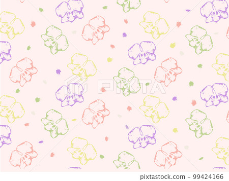 Orchid pattern textures vector. Delicate floral paper for ceremony, wedding cards 99424166