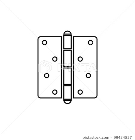 Door hinge icon 99424837