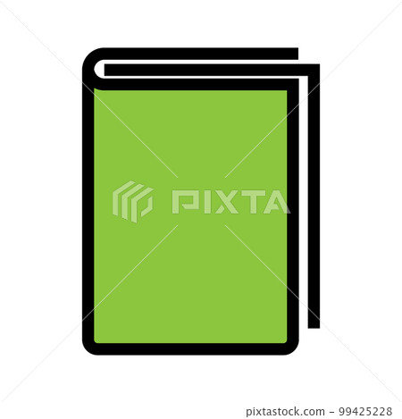 Book icon line isolated on white background. Black flat thin icon on modern outline style. Linear symbol and editable stroke. Simple and pixel perfect stroke vector illustration 99425228