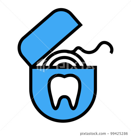 Dental floss icon line isolated on white background. Black flat thin icon on modern outline style. Linear symbol and editable stroke. Simple and pixel perfect stroke vector illustration. Dental floss icon line isolated on white background. Black flat thin icon on modern outline style. Linear symbol and editable stroke. Simple and pixel perfect stroke vector illustration. 99425286