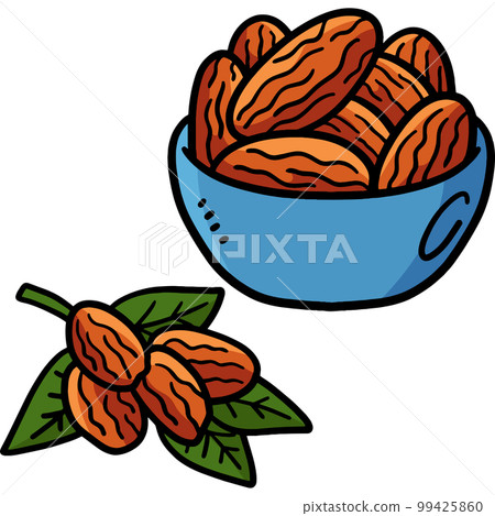 Ramadan Dried Date Cartoon Colored Clipart Ramadan Dried Date Cartoon Colored Clipart 99425860