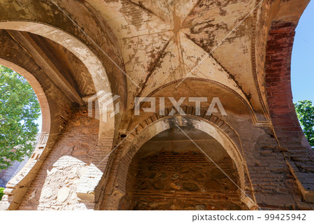 Old architecture of 15th century of Alhambra - morrish art of medieval times Old architecture of 15th century of Alhambra - morrish art of medieval times 99425942