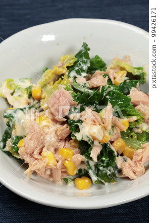 Petit vert and tuna salad (homemade) Petit vert and tuna salad (homemade) 99426171