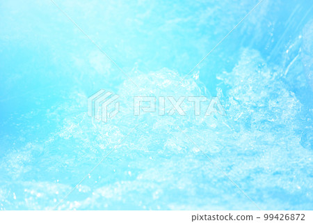 Water image Clear water surface of rivers and seas Splashes and air bubbles Ripples Environment Cool image of summer 99426872