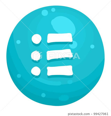 List button and progress-bar, bright different form of button for games and app. 99427061