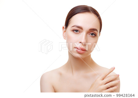 A stunning young woman with gorgeous flawless skin 99428164