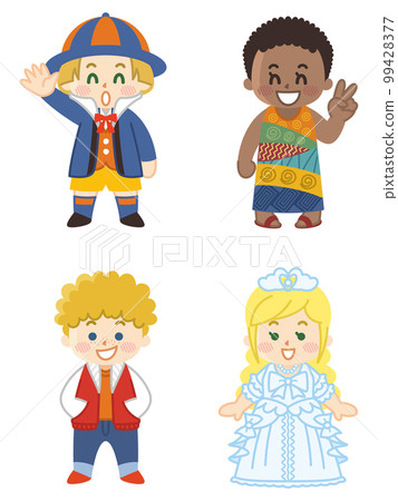 世界的孩子，種族，國籍，和平 99428377