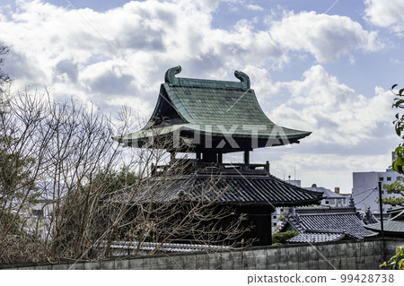 Kurashiki Bikan district Tsurugata mountain bell tower Kurashiki city Okayama prefecture 99428738