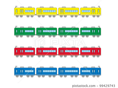 train illustration set train illustration set 99429743