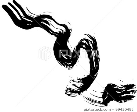 Dry Brush Grunge Wave Stroke Texture Dry Brush Grunge Wave Stroke Texture 99430495
