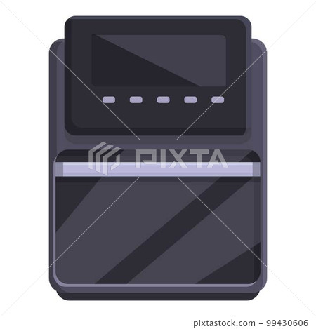 Home air fryer icon cartoon vector. Cook food. Oil machine 99430606