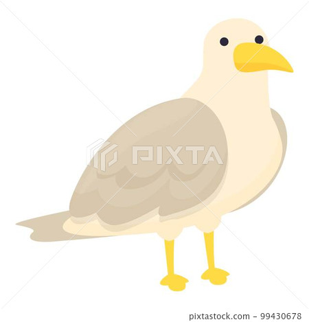 Seagull icon cartoon vector. Sea bird. Marine fly Seagull icon cartoon vector. Sea bird. Marine fly 99430678
