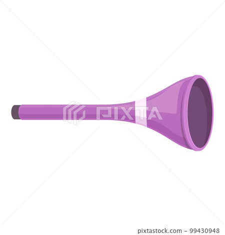 Soccer trumpet icon cartoon vector. Fan vuvuzela. Fan horn Soccer trumpet icon cartoon vector. Fan vuvuzela. Fan horn 99430948