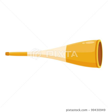 Fan trumpet icon cartoon vector. Soccer horn. Speaker sound Fan trumpet icon cartoon vector. Soccer horn. Speaker sound 99430949