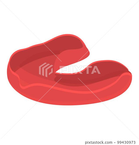Accident mouthguard icon cartoon vector. Care guard. Helmet sport Accident mouthguard icon cartoon vector. Care guard. Helmet sport 99430973
