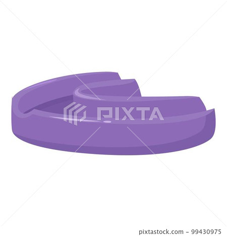 Mouthguard device icon cartoon vector. Guard teeth. Sleep storage Mouthguard device icon cartoon vector. Guard teeth. Sleep storage 99430975