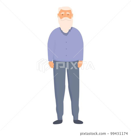 Old trucker icon cartoon vector. Cap man. Male truck Old trucker icon cartoon vector. Cap man. Male truck 99431174