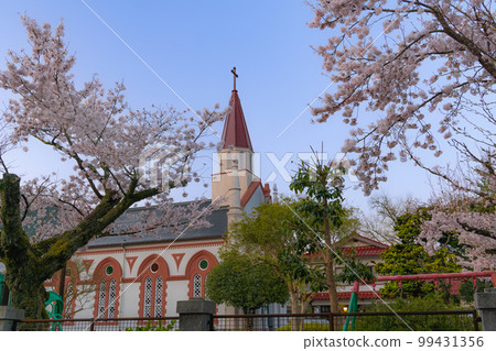 初春津和野町教堂附近的風景 初春津和野町教堂附近的風景 99431356
