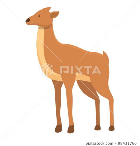 Doe icon cartoon vector. Deer animal. Animal forest 99431766