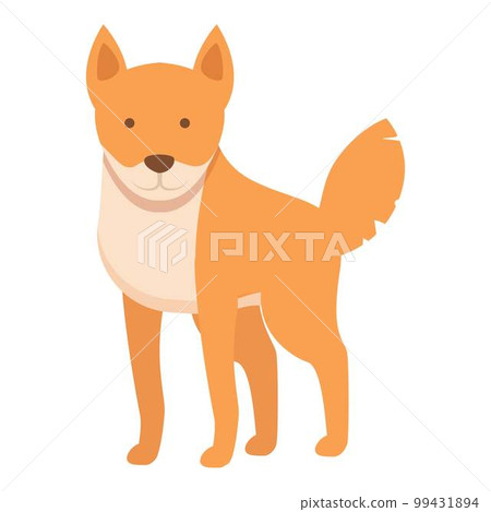 Zoo cute dog icon cartoon vector. Wild nature. Funny mammal 99431894
