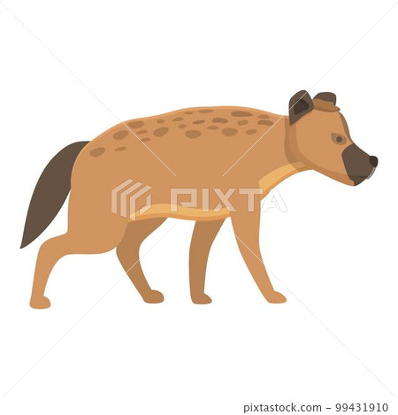 Baby hyena icon cartoon vector. Cute animal. Smile african Baby hyena icon cartoon vector. Cute animal. Smile african 99431910
