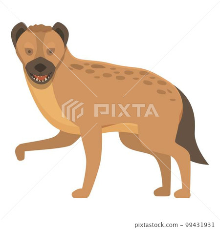 Wildlife hyena icon cartoon vector. Wild animal. Nature funny 99431931
