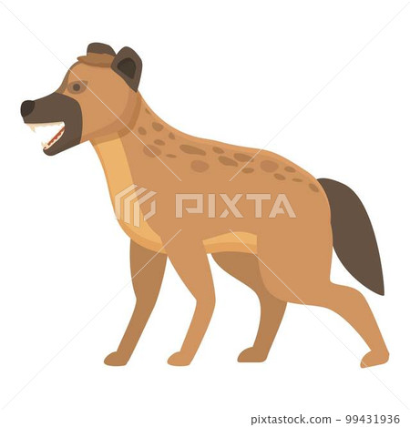 Funny hyena icon cartoon vector. Animal cute. Wild nature 99431936