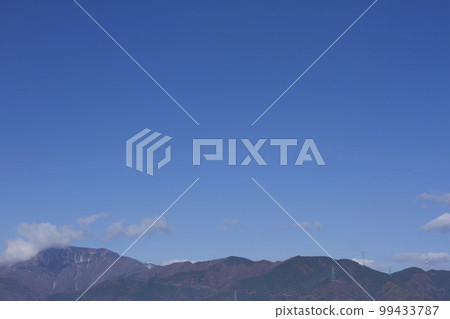 Mid-November View from the summit of Mt. Matsuo in Sekigahara, Gifu Prefecture 99433787