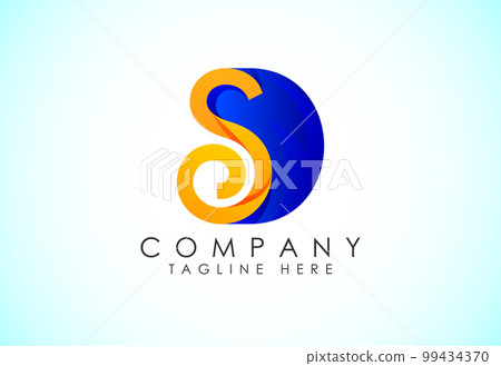 Initial Letter S D Logo Design Vector Template. Graphic Alphabet Symbol. Gradient logo Initial Letter S D Logo Design Vector Template. Graphic Alphabet Symbol. Gradient logo 99434370